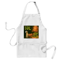 Sitting Pretty For Lots of Treats Adult Apron