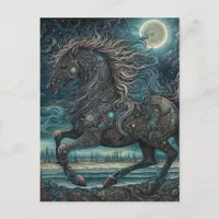 A Black Stallion Postcard