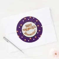 Halloween pattern and spooky message Sticker