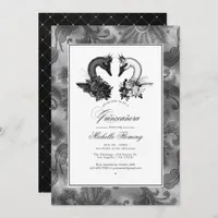 Swan Quincea&#241;era Invitation