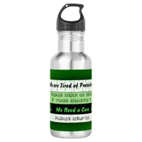 We Need a Cure Lyme Disease Awareness Water Bottle