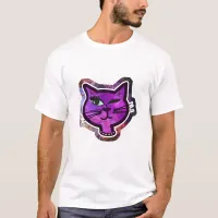 Cosmos Sparkle Winking Cat T-Shirt