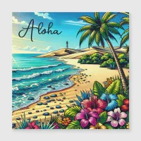 Tropical Ocean Aloha Vacation