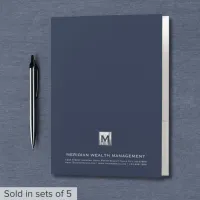 Modern Luxury Monogram Business Pocket Folder