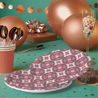 Patterned  paper plates