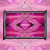 Fuchsia fantasy  serving tray