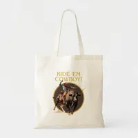 Vintage Rodeo Cowboy Tote Bag