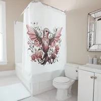 Colorful Hummingbirds Shower Curtain Sets