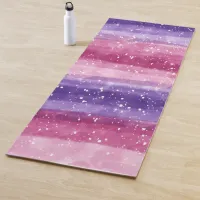 Purple and Pink Splatter  Yoga Mat