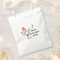 Martial Arts Merry Kick-Mas Christmas Party Favor Bag