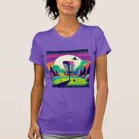 Pixel Art Disc Golf Course T-Shirt