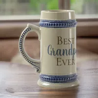 CUSTOMIZABLE Best Grandpa, Gramps, Papa, Ever, etc Beer Stein