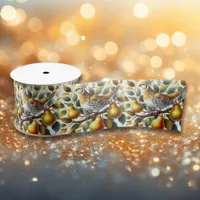 A Partridge in a Pear Tree Christmas Satin Ribbon