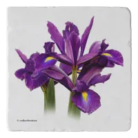 Elegant Dutch Iris Purple Sensation Trivet