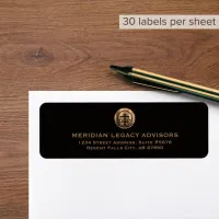 Return Address Labels for Business Copper Logo