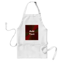 Circular Gradient Patchwork Red to Green Adult Apron