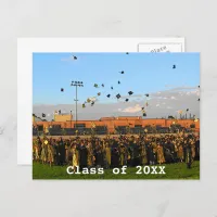 Graduation Class of 20XX on Field Postcard