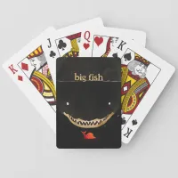 Big Dark Shark Poker Cards