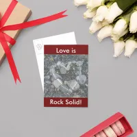 Love is Rock Solid Postcard