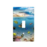 Ocean Underwater Coral Reef Tropical Fish Light Switch Cover