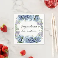 Forget-Me-Not Flowers Watercolor Elegant  Napkins