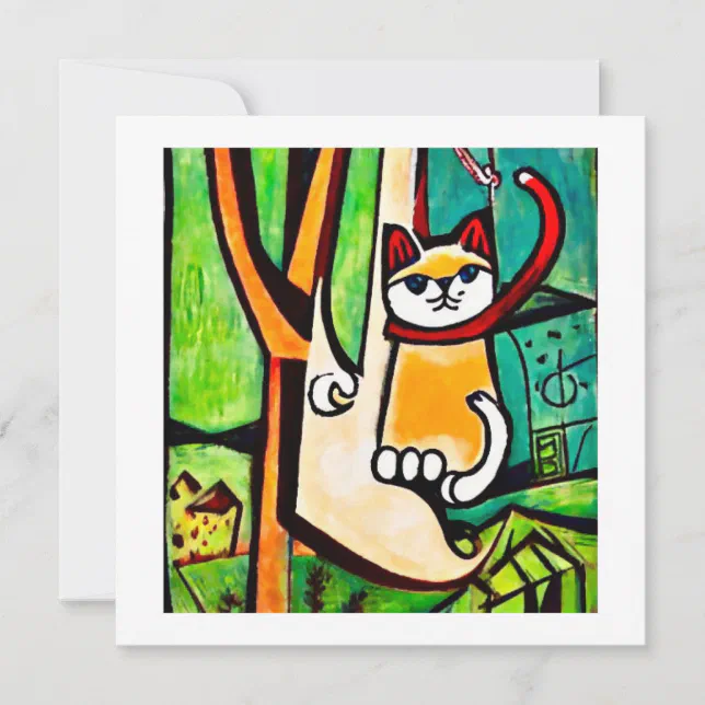 Cat in a tree - Abstract Naive