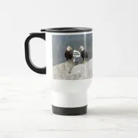 Funny Eagles and Seagull Travel Mug