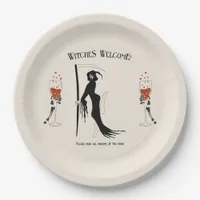 Witch Bloody Cocktail Hart Skeleton Hand Halloween Paper Plates