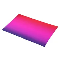 Spectrum of Horizontal Colors - 4 Cloth Placemat