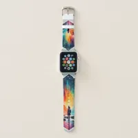 Starry Night Wanderlust: A Whimsical Adventure Apple Watch Band