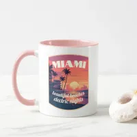 Miami: beautiful beaches, electric nights mug