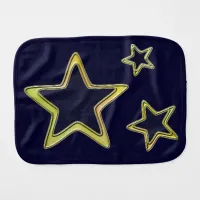 Stellar Gold Baby Burp Cloth