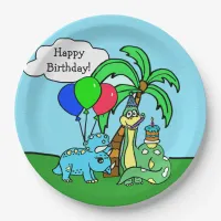 Dinosaur Themed Birthday Plates