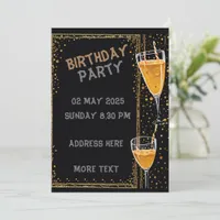 Birthday Card Invitation Announcements