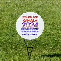 Women for Kamala Harris 2024 Election Sign