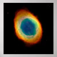 Ring Nebula M57 or NGC 6720, ZGOA Poster