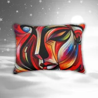 Abstract brightly colored | accent pillow