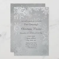 Silver Magical Holiday party Invite