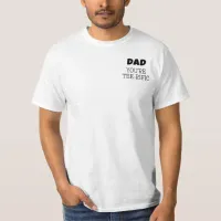 Dad Golf Pun You're Tee-Rific White Pocket Style T-Shirt