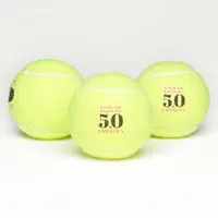 Personalized 50 and Fabulous Birthday Tennis Balls