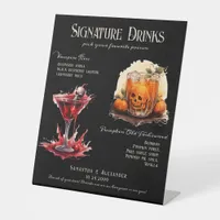 Gothic Wedding Whimsigoth 2 Signature Drinks Sign