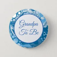 Grandpa To Be | Boy's  Baby Shower    Button