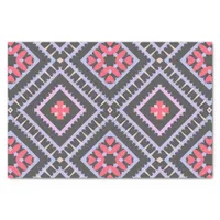 Multicolor Mosaic Boho Ethnic Geometric Pattern Tissue Paper