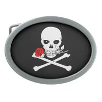 Jolly Roger (Rose) Belt Buckle