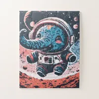 Astro Elephant Jigsaw Puzzle