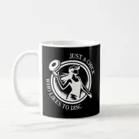 Personalized female Disc Golf  Coffee Mug