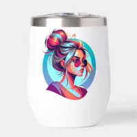 Happy Women's Day | March 8th Thermal Wine Tumbler