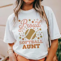 Proud Softball Aunt T-Shirt