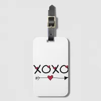 XOXO Valentines Luggage Tag