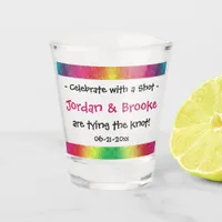 [Rainbow Crinkle Wedding] Celebrate With a Shot Glass